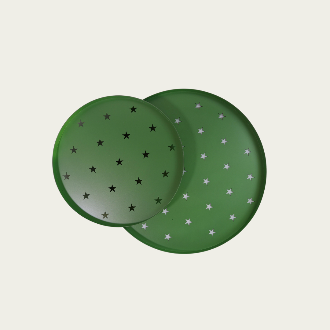 Wandering Stars Green Tray