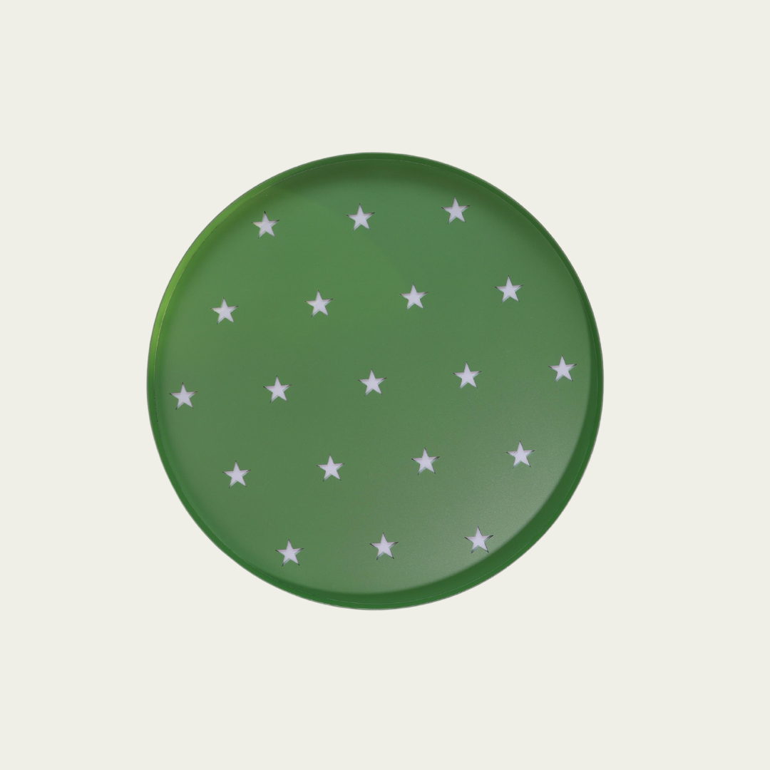 Wandering Stars Green Tray