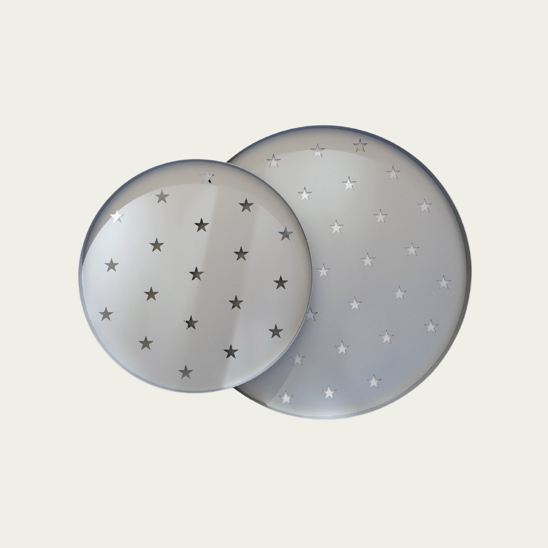 Wandering Stars Silver Tray