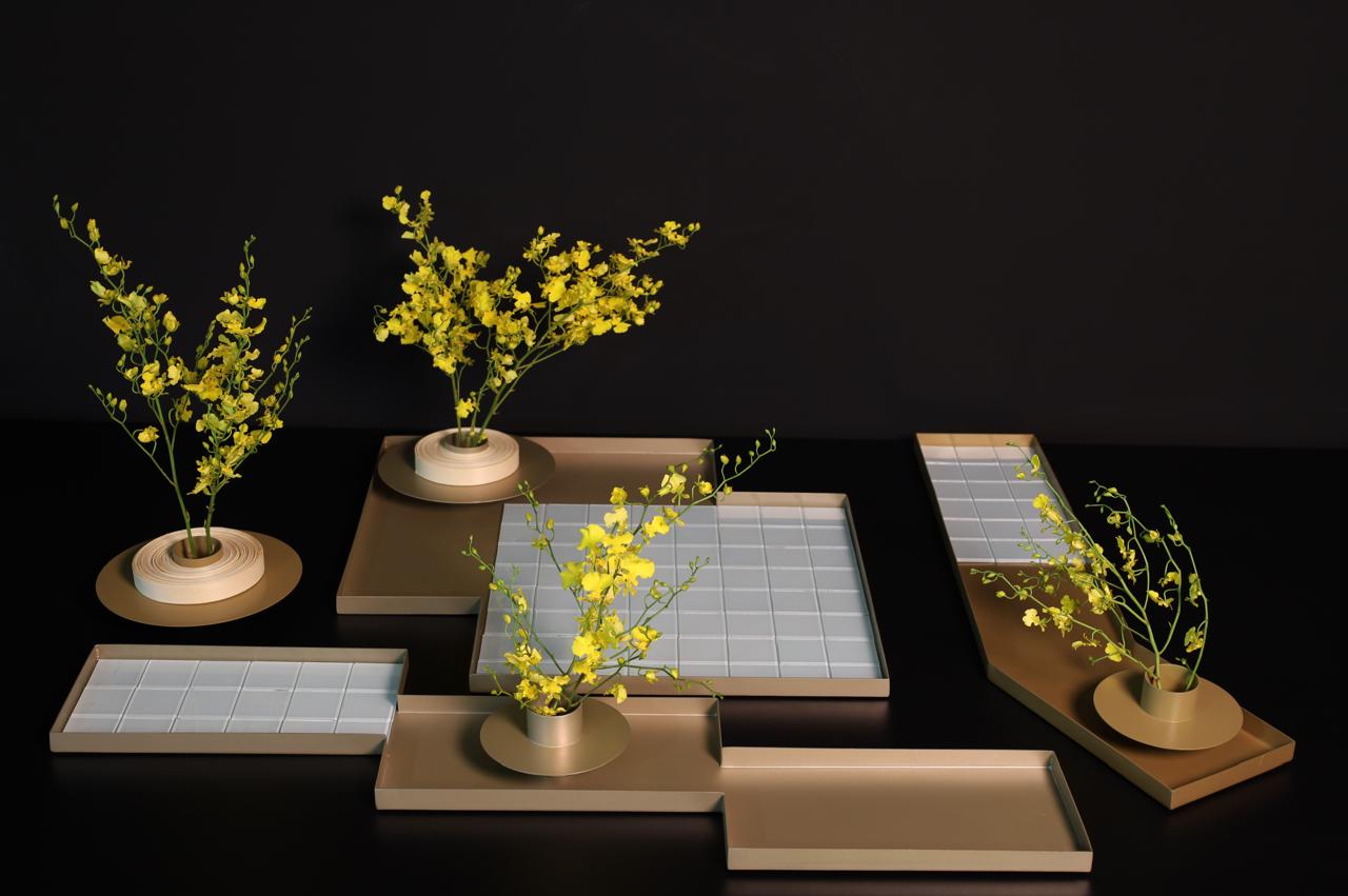 Glass Mosaic Tray Full Set