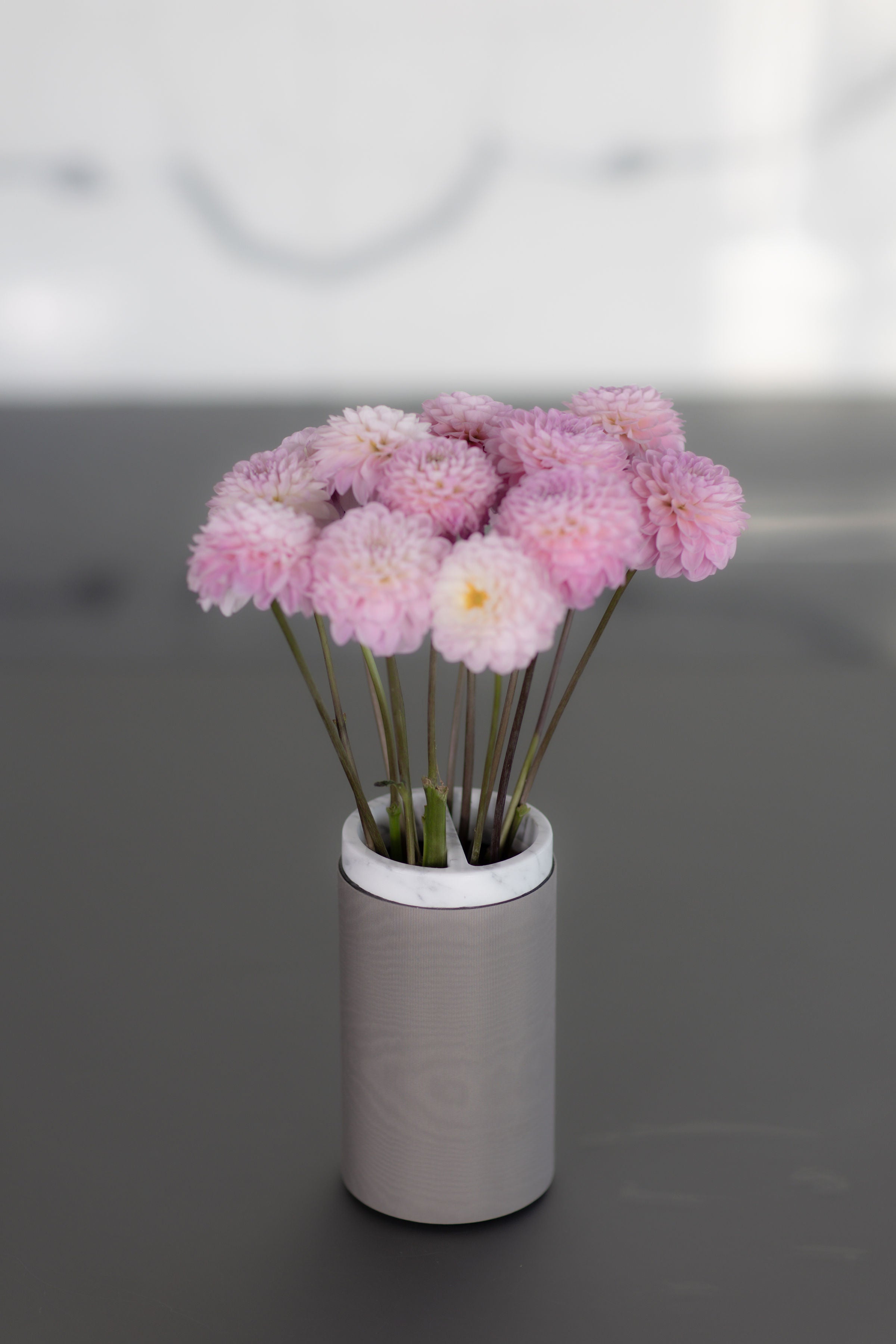 Moire flower arrangement