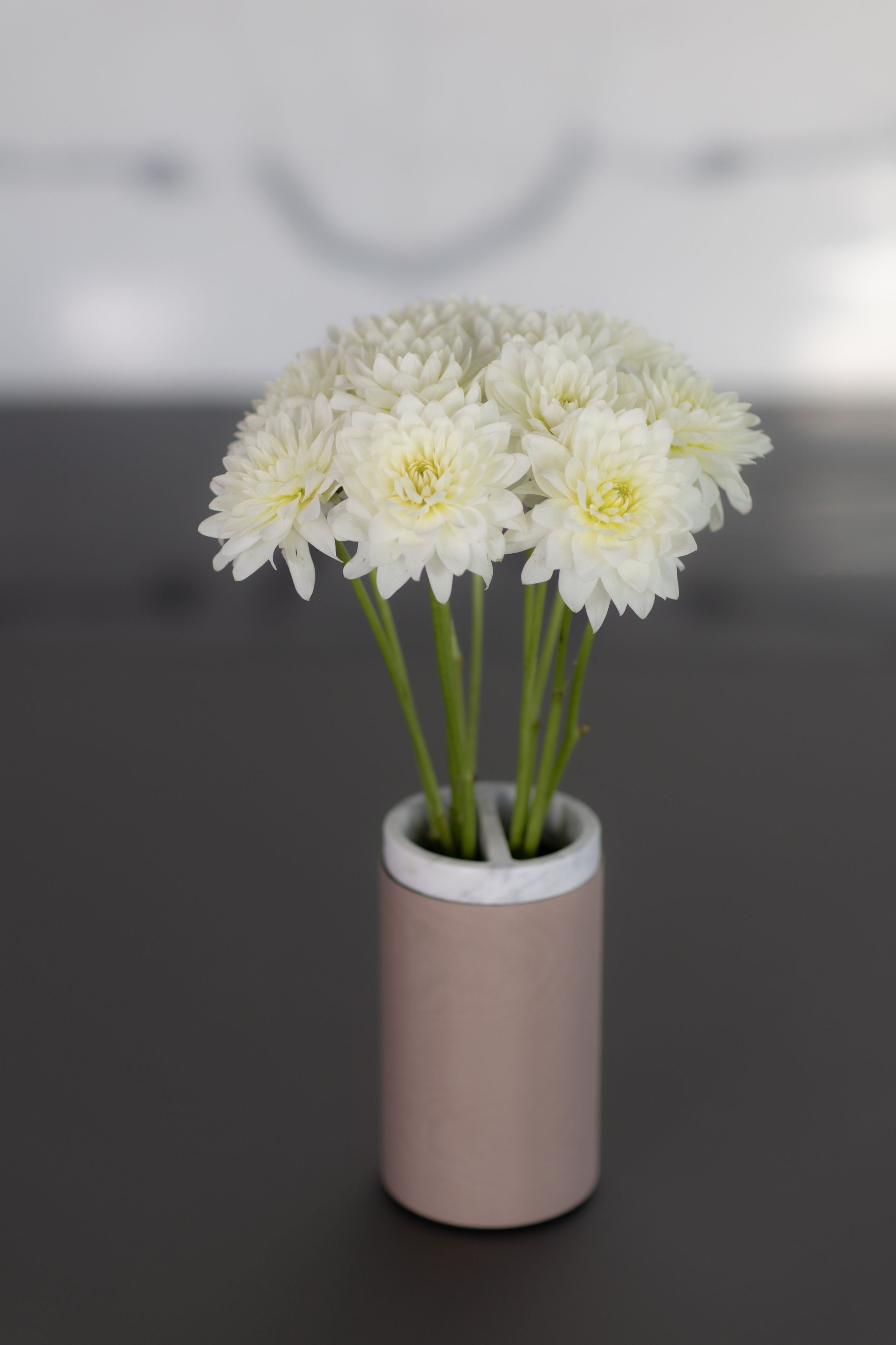 Moire flower arrangement